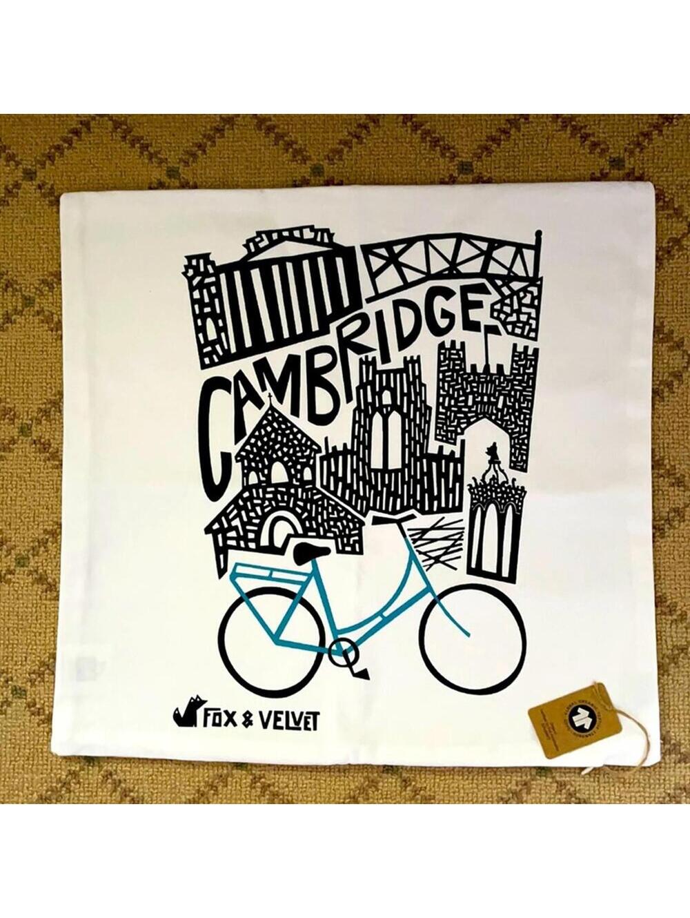 Cambridge UK cotton pillow cover